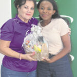 FCJ Director Roelien D'Amico and Mabore Sefara (Avbob specialist for communication and events)