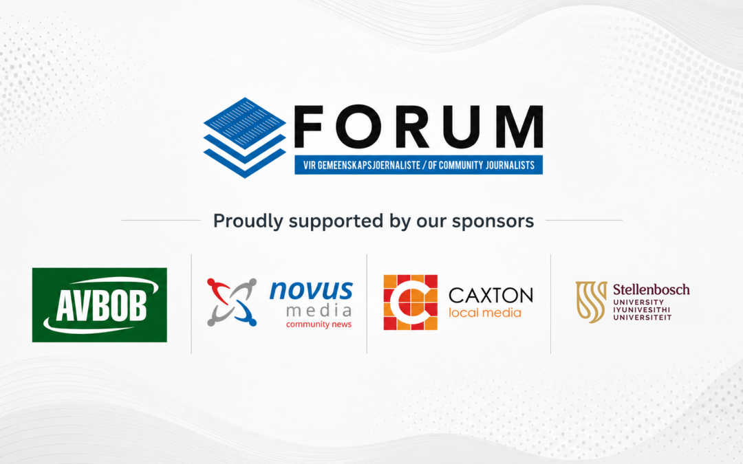 Stellenbosch University joins Forum of Community Journalists as sponsor