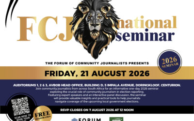 Community journalists encouraged to attend FCJ national seminar in Centurion